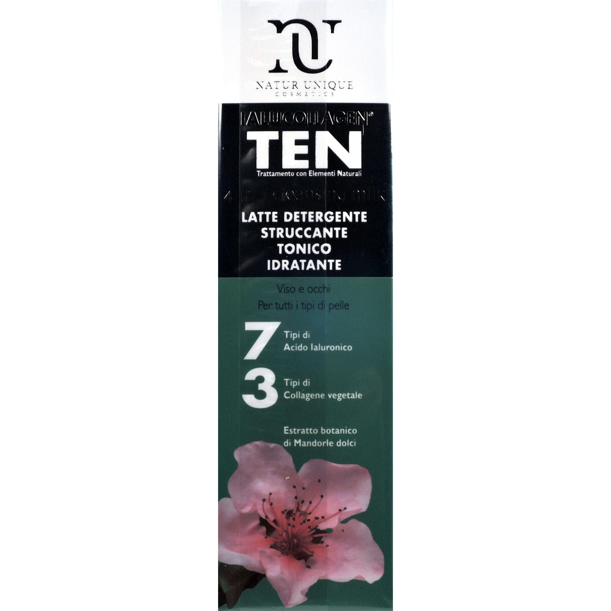 Latte Detergente Struccante Tonico Idratante Ialucollagen TEN