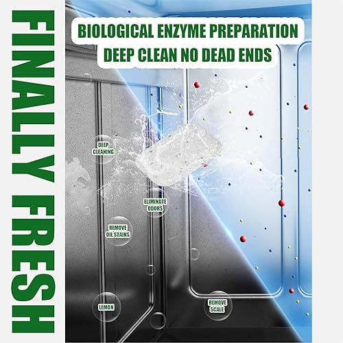Miniatura 3 de Finally Fresh Limpiador y desodorante para lavavajillas (12 tabletas) y limpiador de lavadora Finally Fresh (20 tabletas)