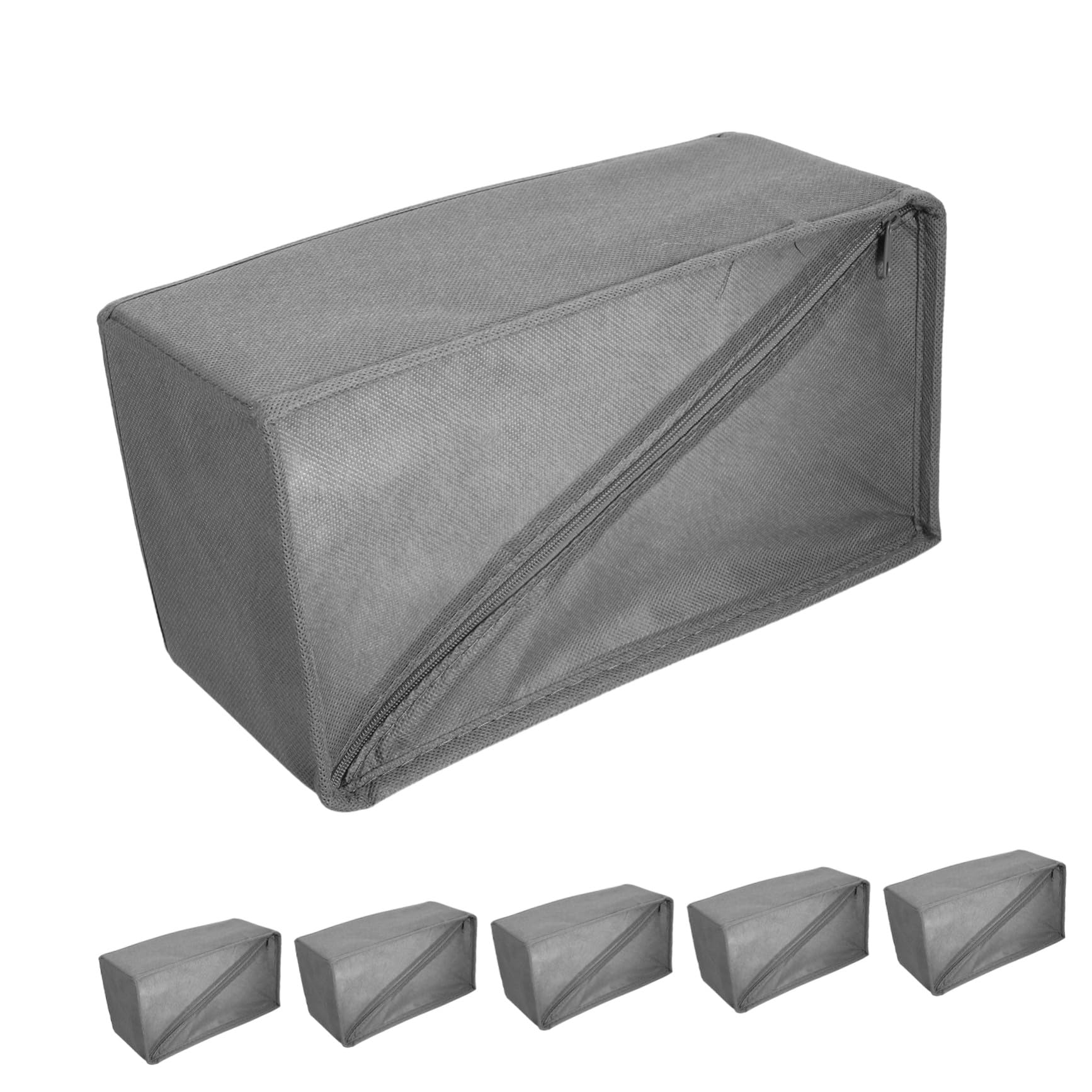 INOOMP 6pezzi Organizer Cassetto Intimo in Tessuto Contenitori per Biancheria Intima e Calzini Divisori per Cassetiera Salvaspazio per Armadio