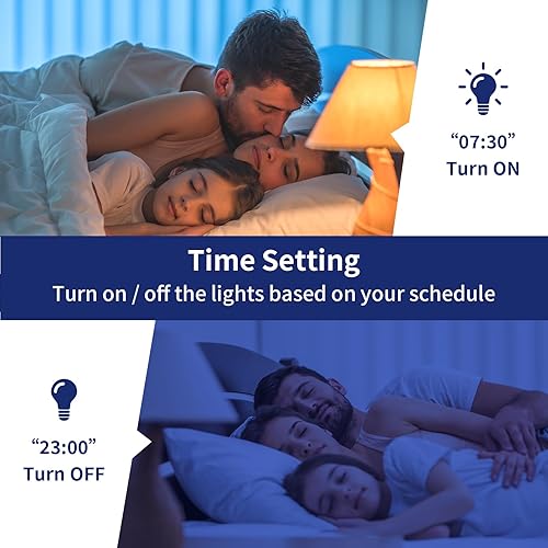 Miniatura 5 de Bombillas LED, bombillas inteligentes compatibles con Alexa y Google Assistant, bombilla que cambia de color, bombillas Bluetooth WiFi, A19 E26, 9W