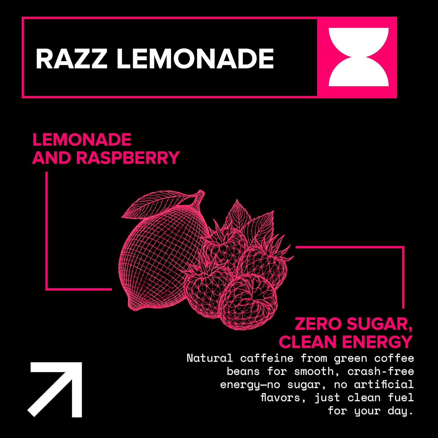 Echelon Performance Energy Drink Razz Lemonade – Zero Sugar, 200mg Natural Caffeine, Muscular Endurance, Nootropic Focus, Prebiotic Fiber, B Vitamins, 12 Cans