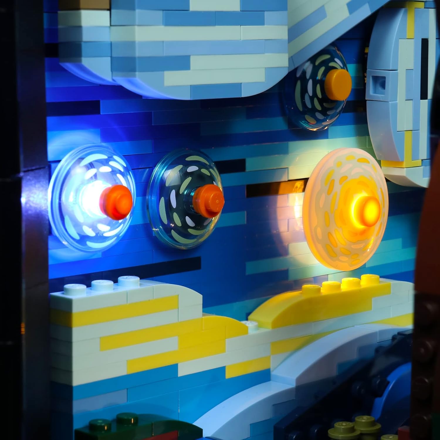 VONADO LED Light Kit - Compatible with Starry Night Lego 21333, Remote Control Lighting - NO Lego Model, ONLY Lights