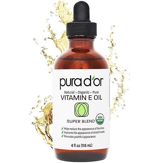PURA D'OR Organic Vitamin E Oil Blend
