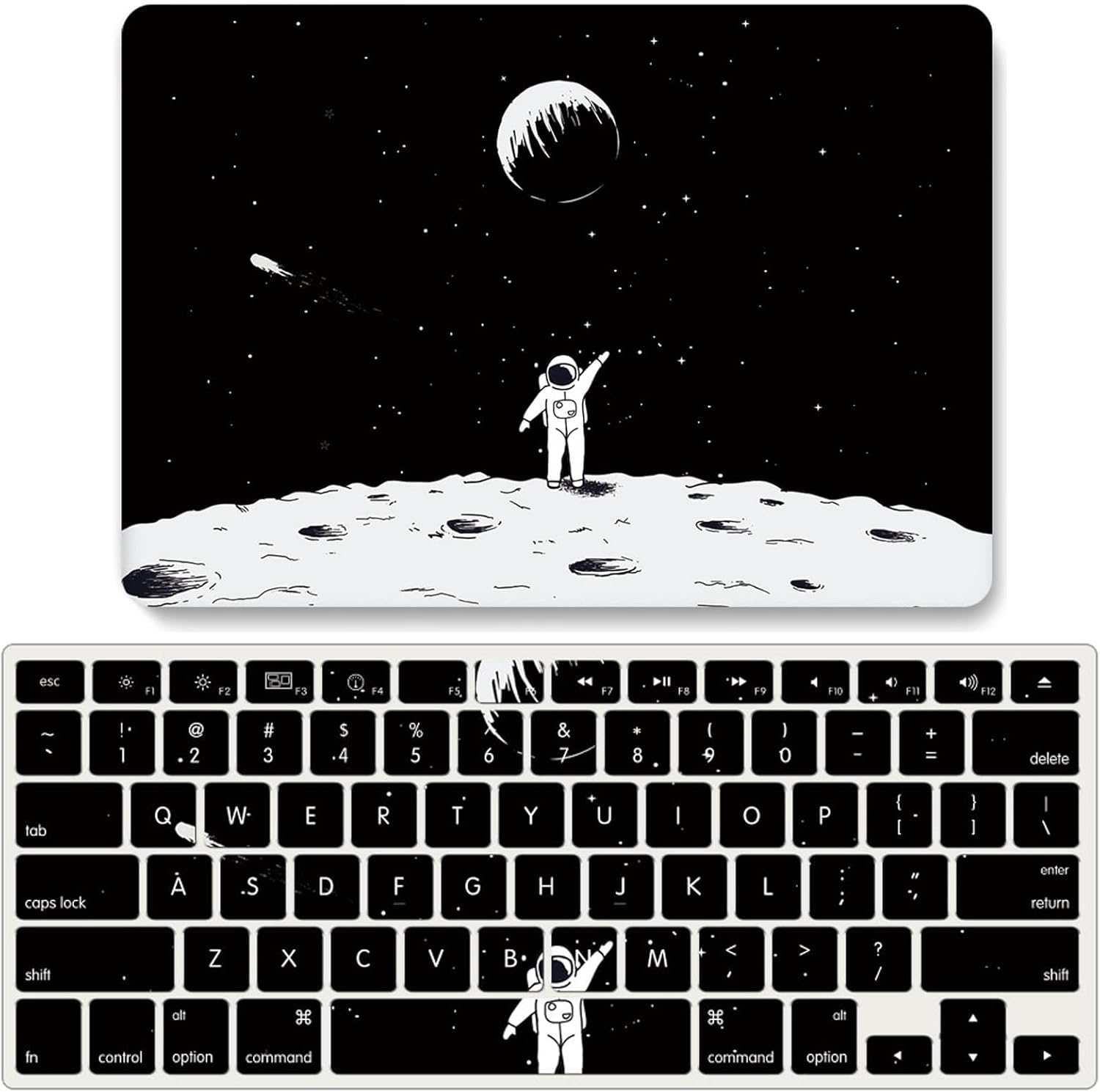 IVY Astronaut Case for MacBook Pro (16-inch, 2019-2020, Models: A2141) Hard Shell Case with Keyboard Cover Set - D