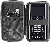 Vista 4 de (TM) EVA, funda dura portátil con cierre para guardar y transportar calculadora. Funda para instrumentos Texas, calculadoras Nspire CX CAS, Casio