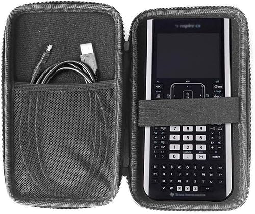 Miniatura 4 de (TM) EVA, funda dura portátil con cierre para guardar y transportar calculadora. Funda para instrumentos Texas, calculadoras Nspire CX CAS, Casio,