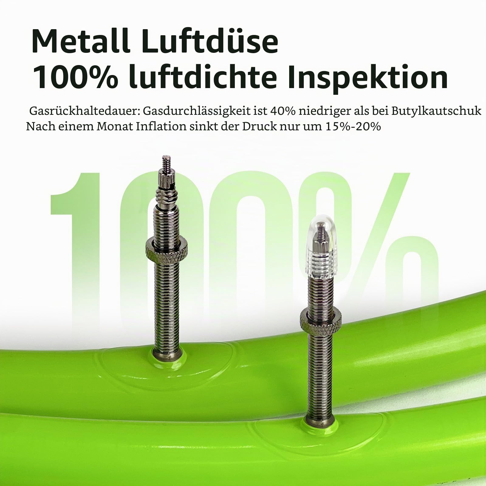 1/2/4 PCS TPU Schlauch Gravel Ultraleichter 50g, Gravel 700C x 32-47-622 & MTB 29 Zoll,TPU Fahrradschläuche -Presta Ventil 45/60mm