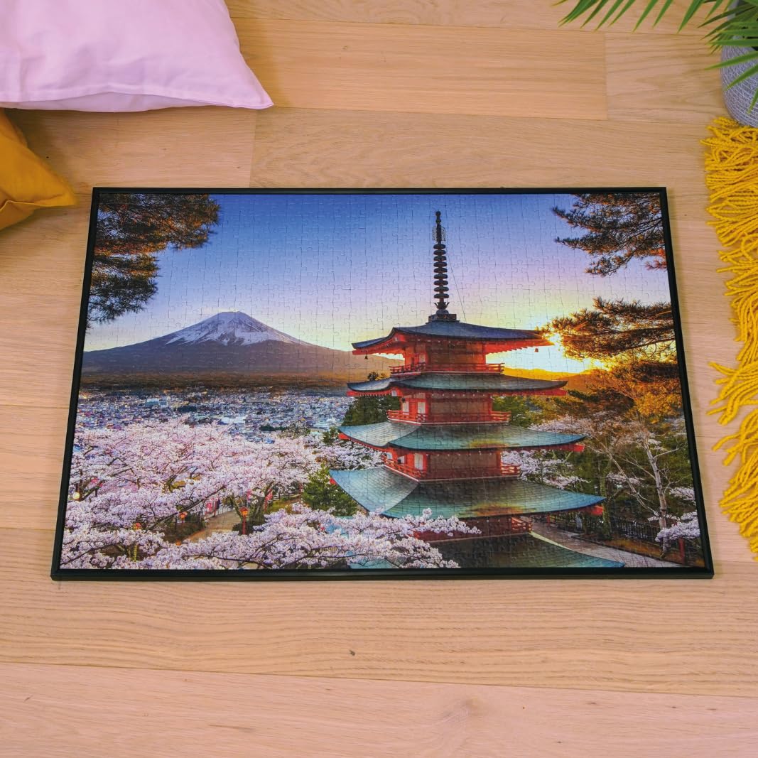 Ravensburger Puzzle Rahmen 17901 - Puzzle Rahmen 1000 Teile - Format 70,4 x 50,4 cm, schwarz