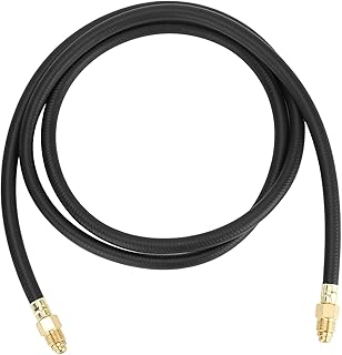 Manguera de gas extensible, manguera adaptador de regulador de medidor de flujo de CO2 de argón, Mig Tig, G5/8 pulgadas co...
