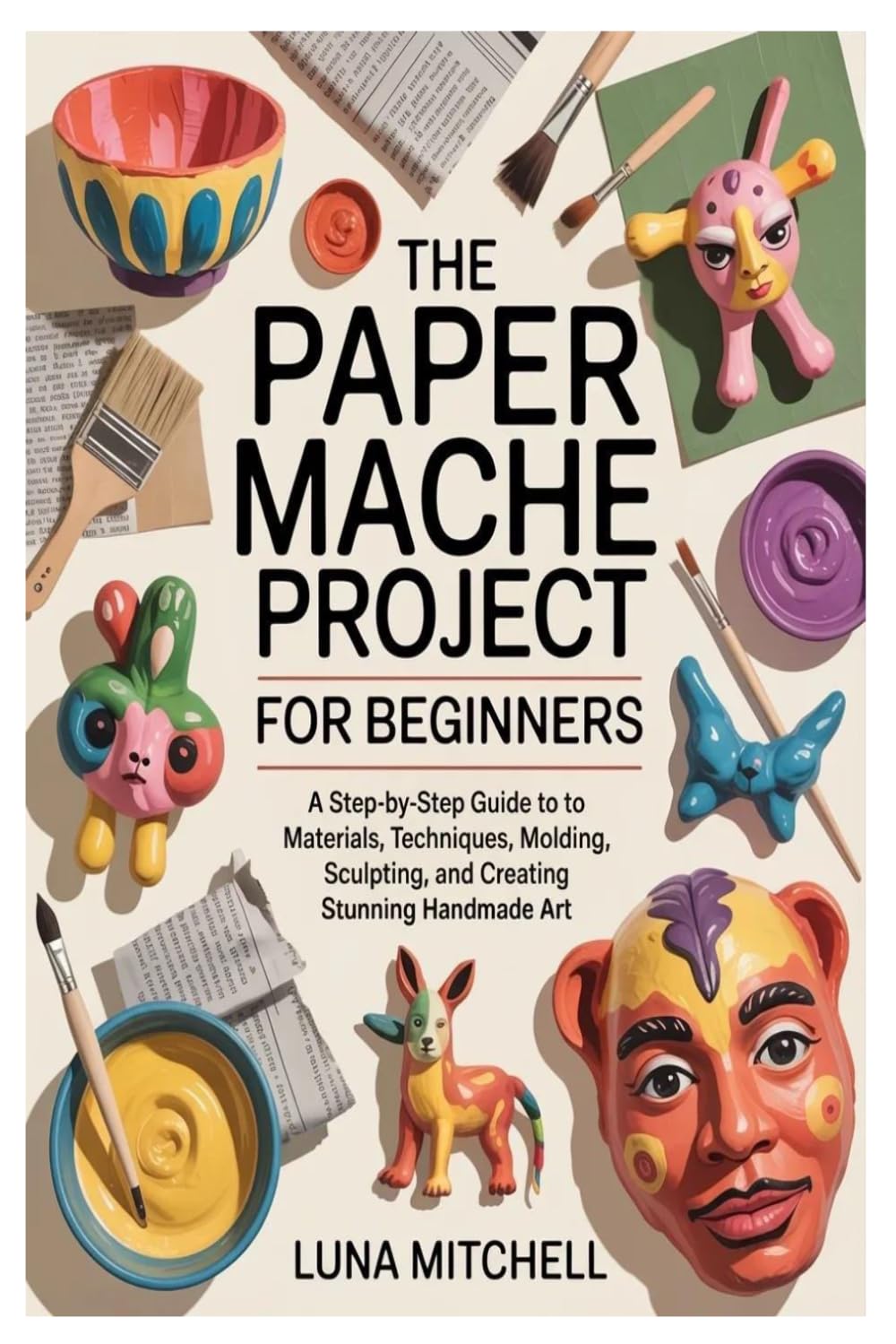 The Paper Mache Project Bible for Beginners: A Step-by-Step Guide to Materials, Techniques, Molding, Sculpting, and Creating Stunning Handmade Art