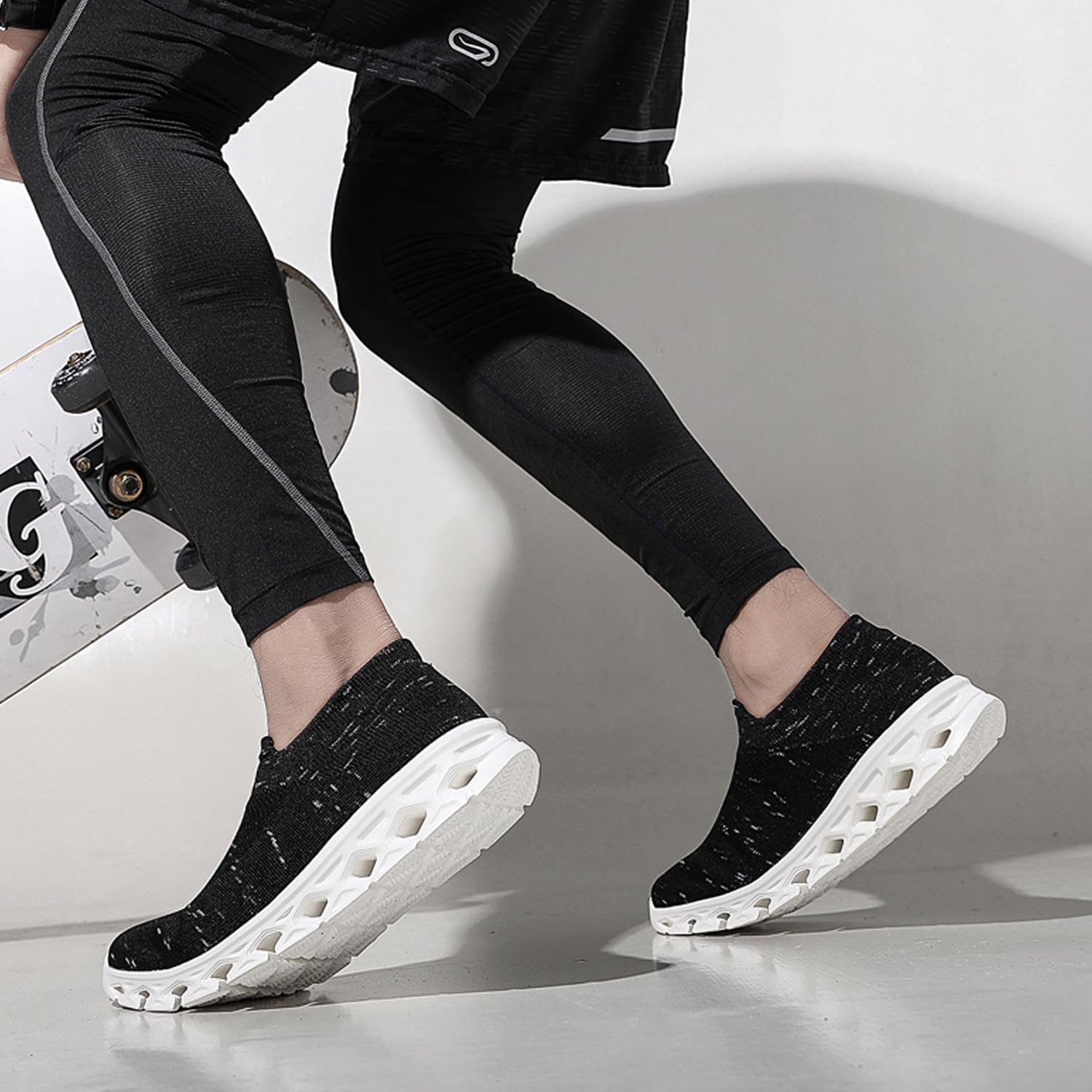 FLARUT Slip-On Sneakers Uomo Donna Scarpe Sportive Scarpe da Corsa Fitness Jogging Leggero Scarpe da Passeggio Scarpe da Ginnastica Traspirante Casual Scarpe da Corsa Strada