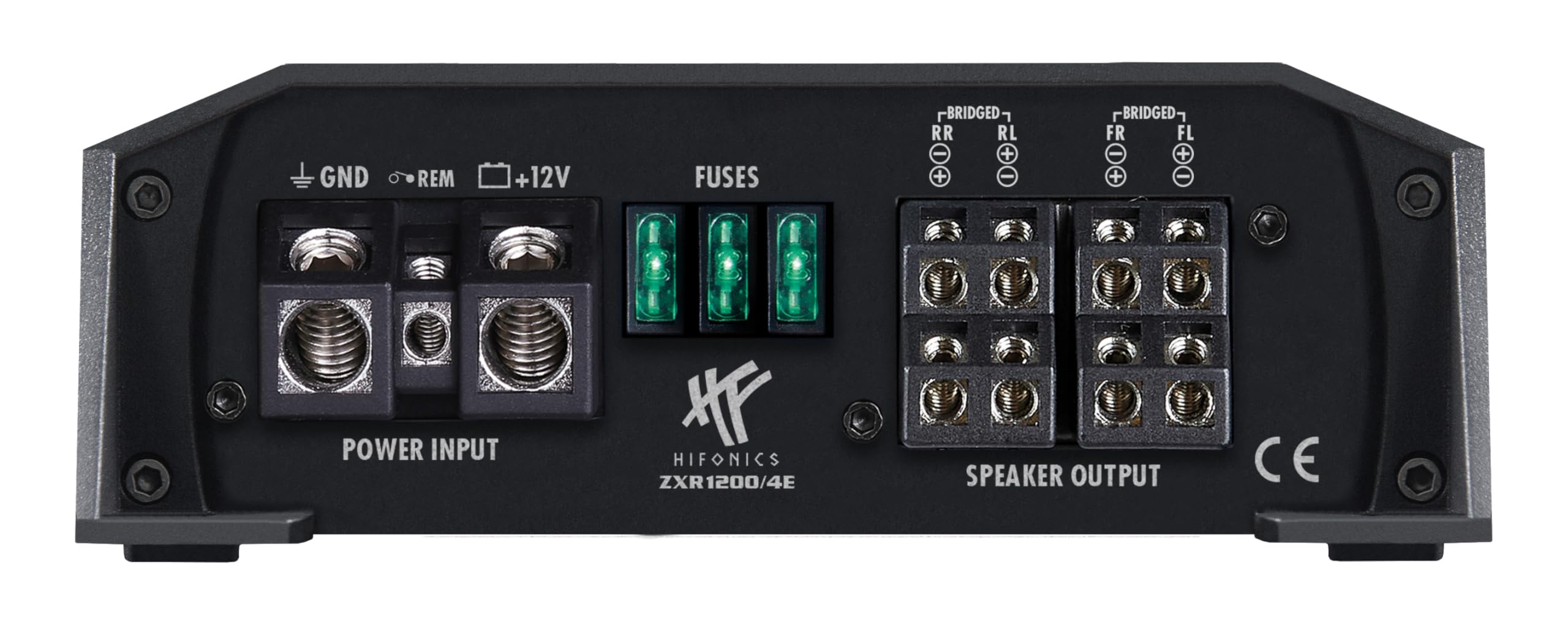 HiFonics ZXR1200/4E - Amplificador digital compacto de 4 canales CLASS D Premium con 1200 W RMS | de la serie ZEUS EXPANSION