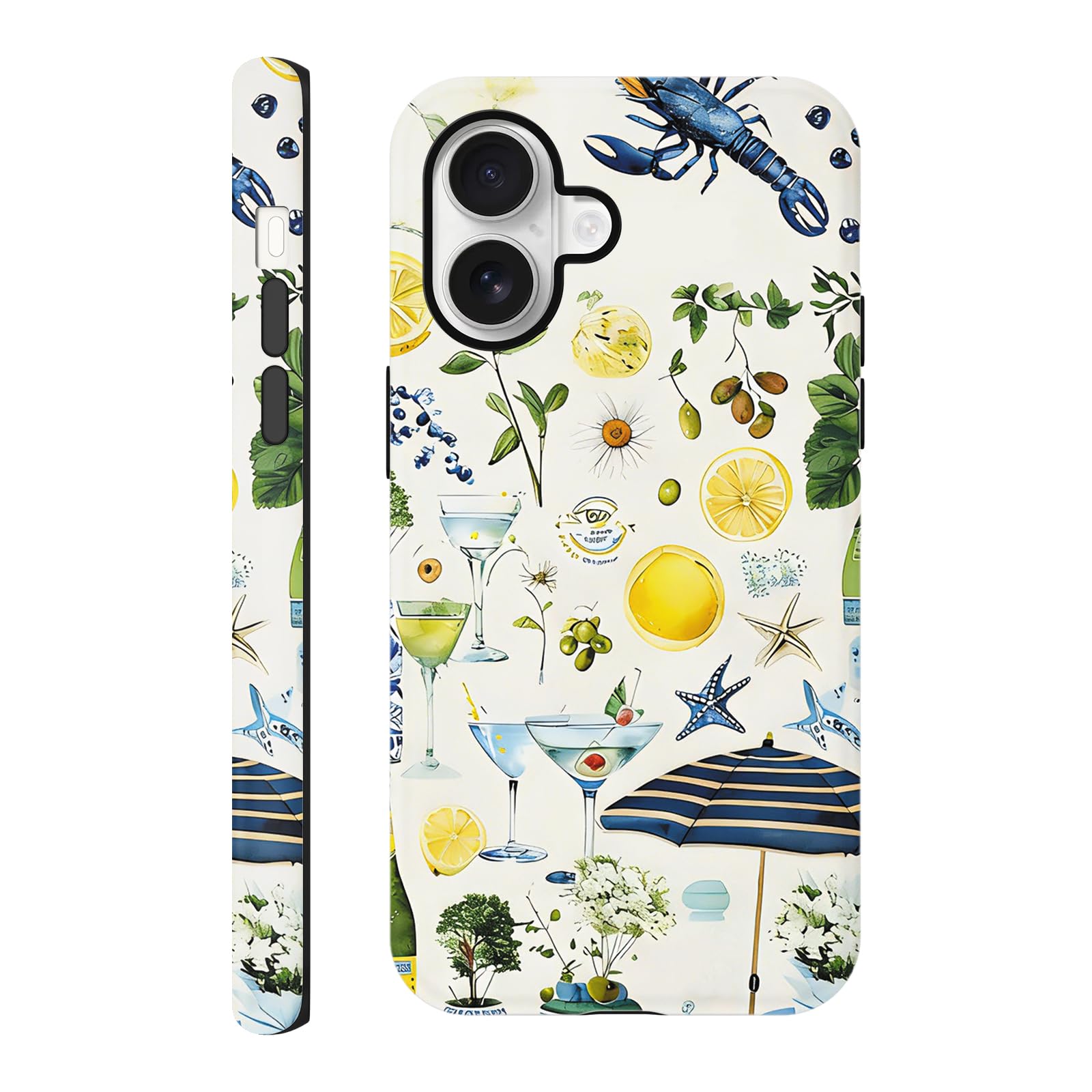 Coque iPhone 17 résistante aux chocs protection rigide motif citron - 8