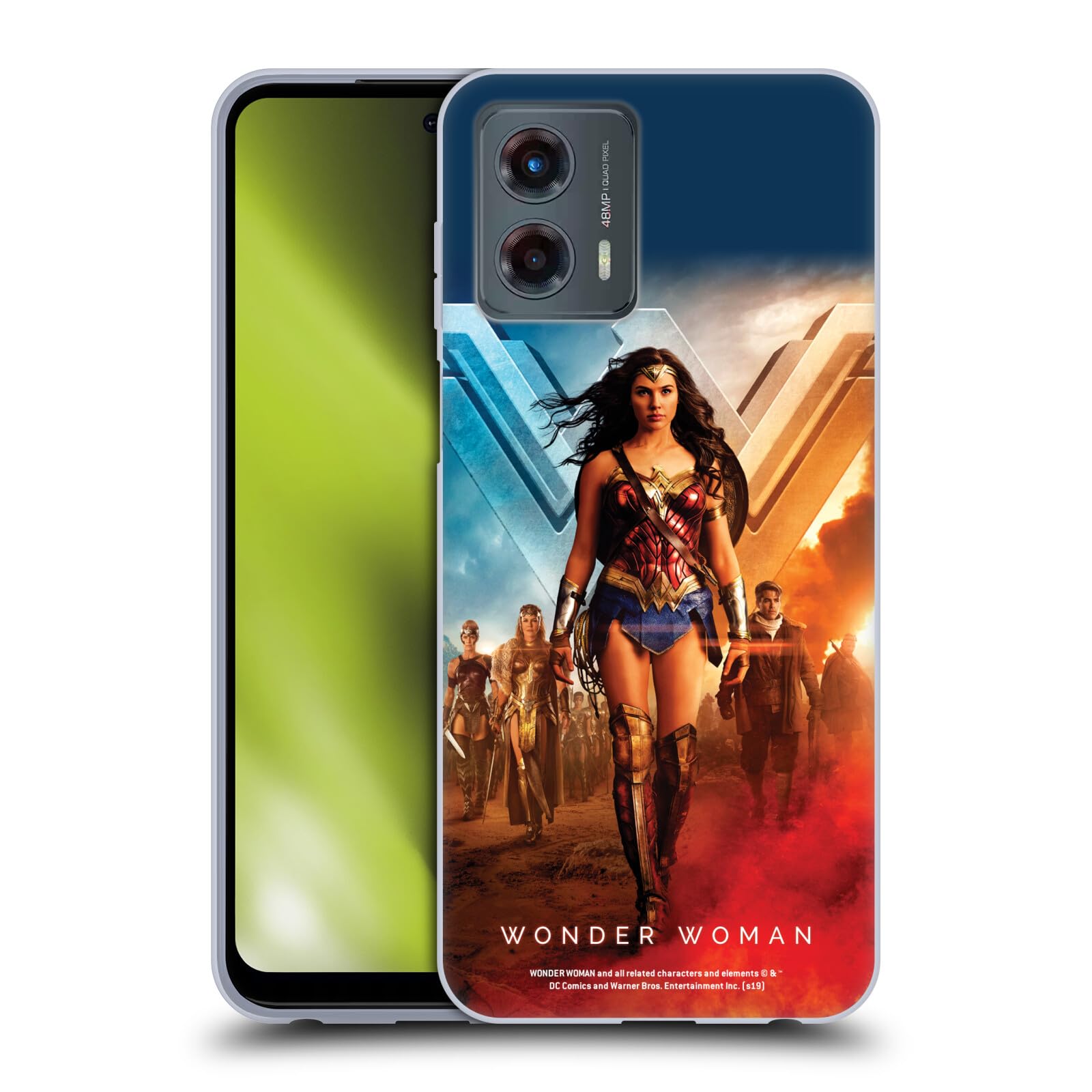 Head Case DesignsOfficially Licensed Wonder Woman Movie Group Posters Soft Gel Case Compatible With Motorola Moto G (2023)