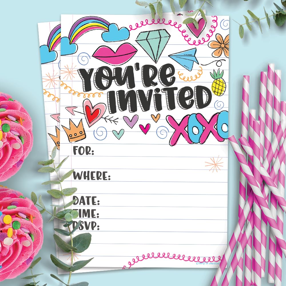 Printable Party Invitations For Teen Girls Spa Birthday Party
