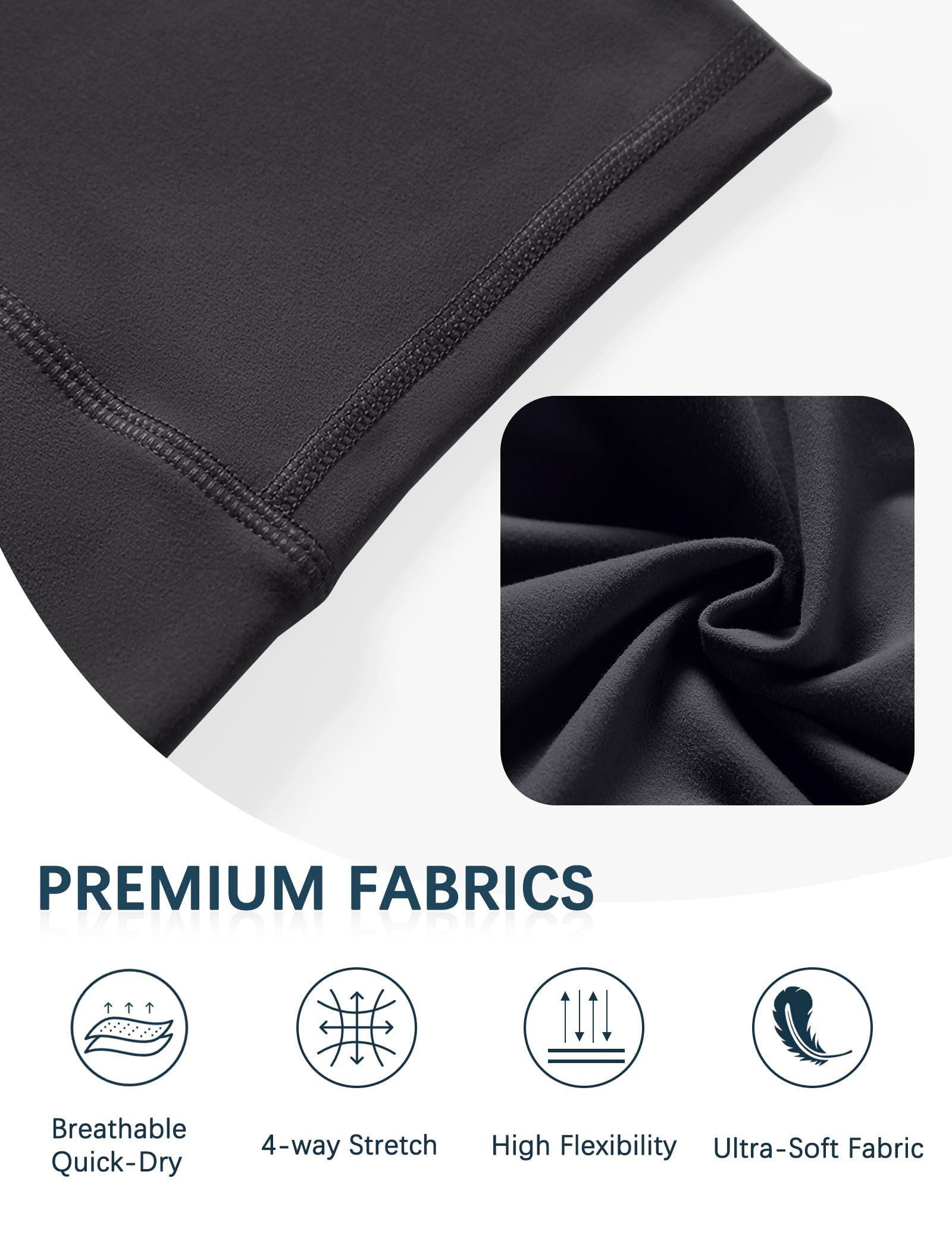 VOENXE Vita Alta Yoga Pantaloncini Donna,Sportivi Boxer Pantaloni, Controllo della Pancia Antisfregamento Elastici Morbido Shorts,Palestra Ciclismo Jogging Push Up Corti Pacco da 2