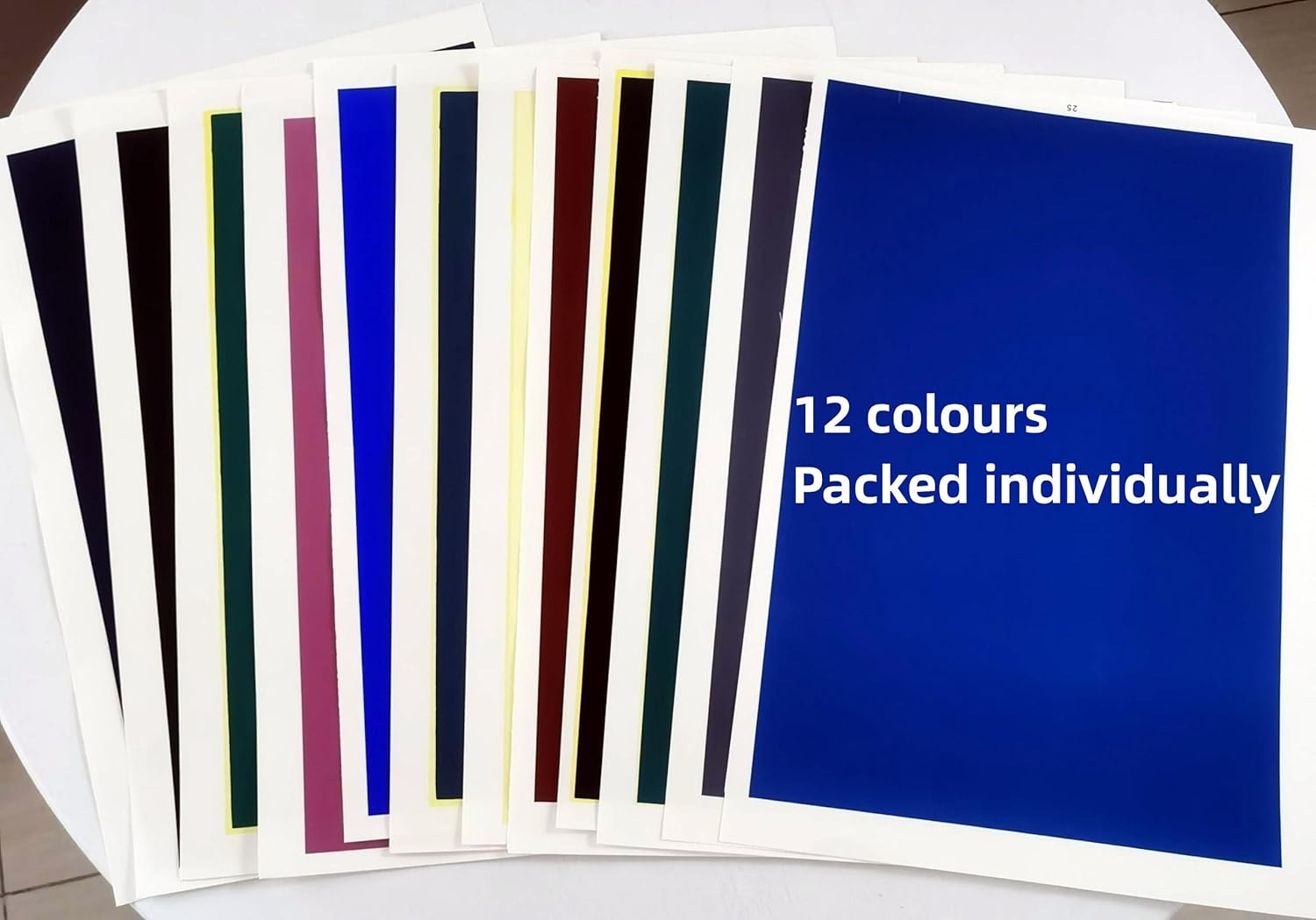 Colored Laser Engraving Marking Paper for CO2/Diode Laser Engraver – Works on Ceramics, Glass, Stone(Not for Plastic) – DIY Laser Craft Supplies – 12pcs