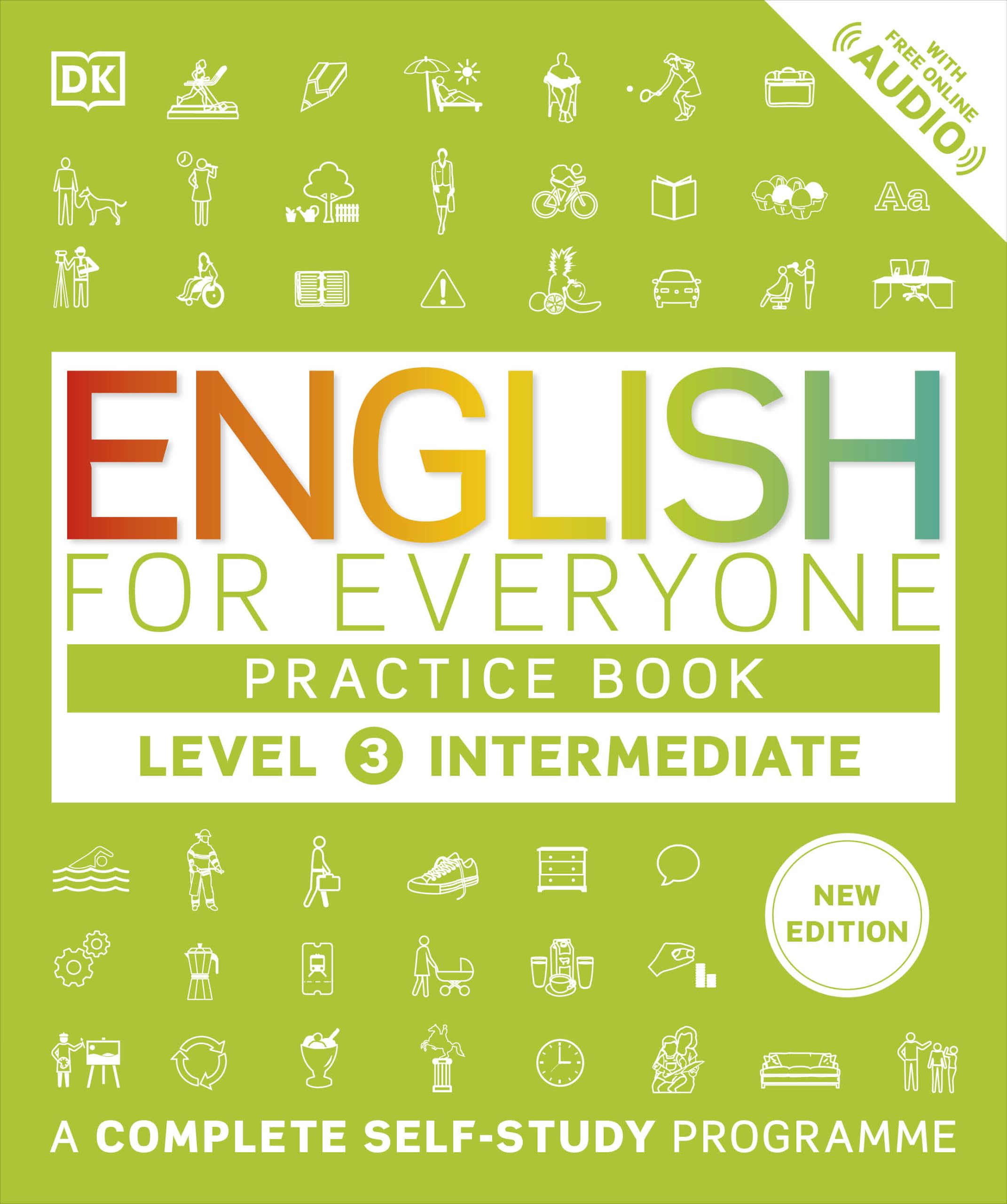 English for Everyone Practice Book Level 3 Intermediate by DK (Paperback Book)