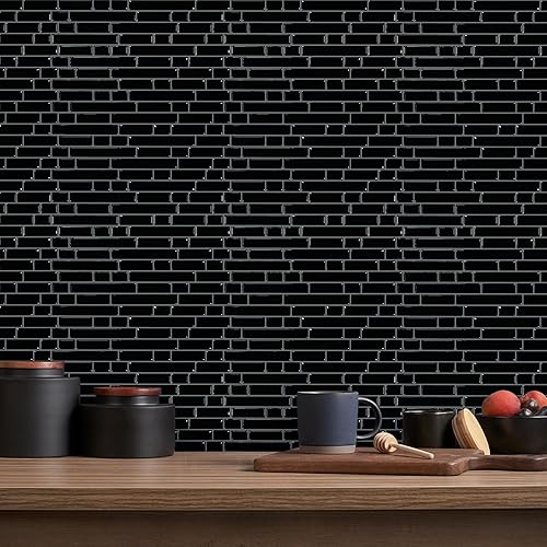 Vista 164 de STICKGOO - Azulejos autoadhesivos para loseta en muro, 12 x 12 pulgadas, azulejos autoadhesivos para loseta en muro de cocina y baño