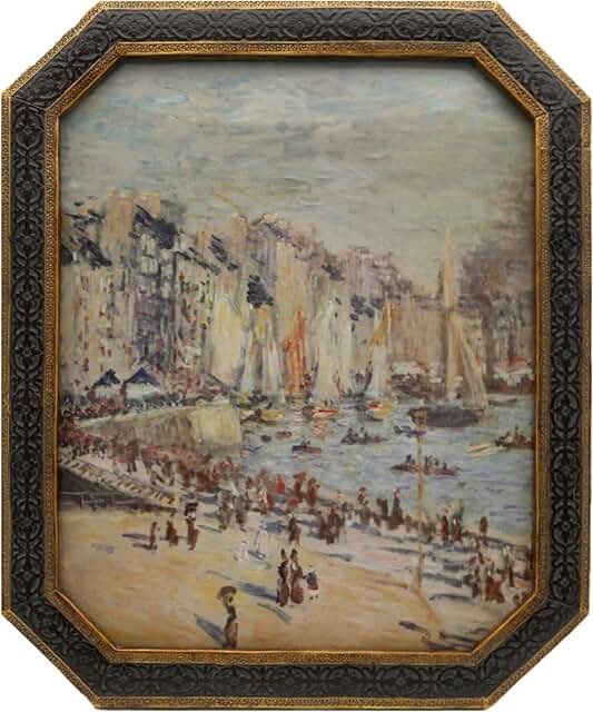 8x10 Vintage Picture Frame - Elegant Antique Frames 8x10 With Glass Fron...