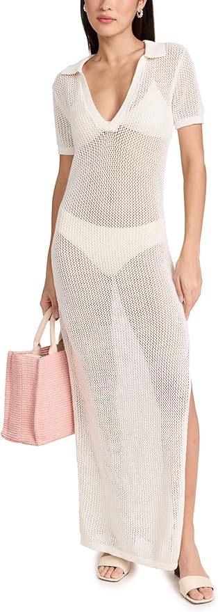 What to pack on a weekend trip - white coverup beach dress
