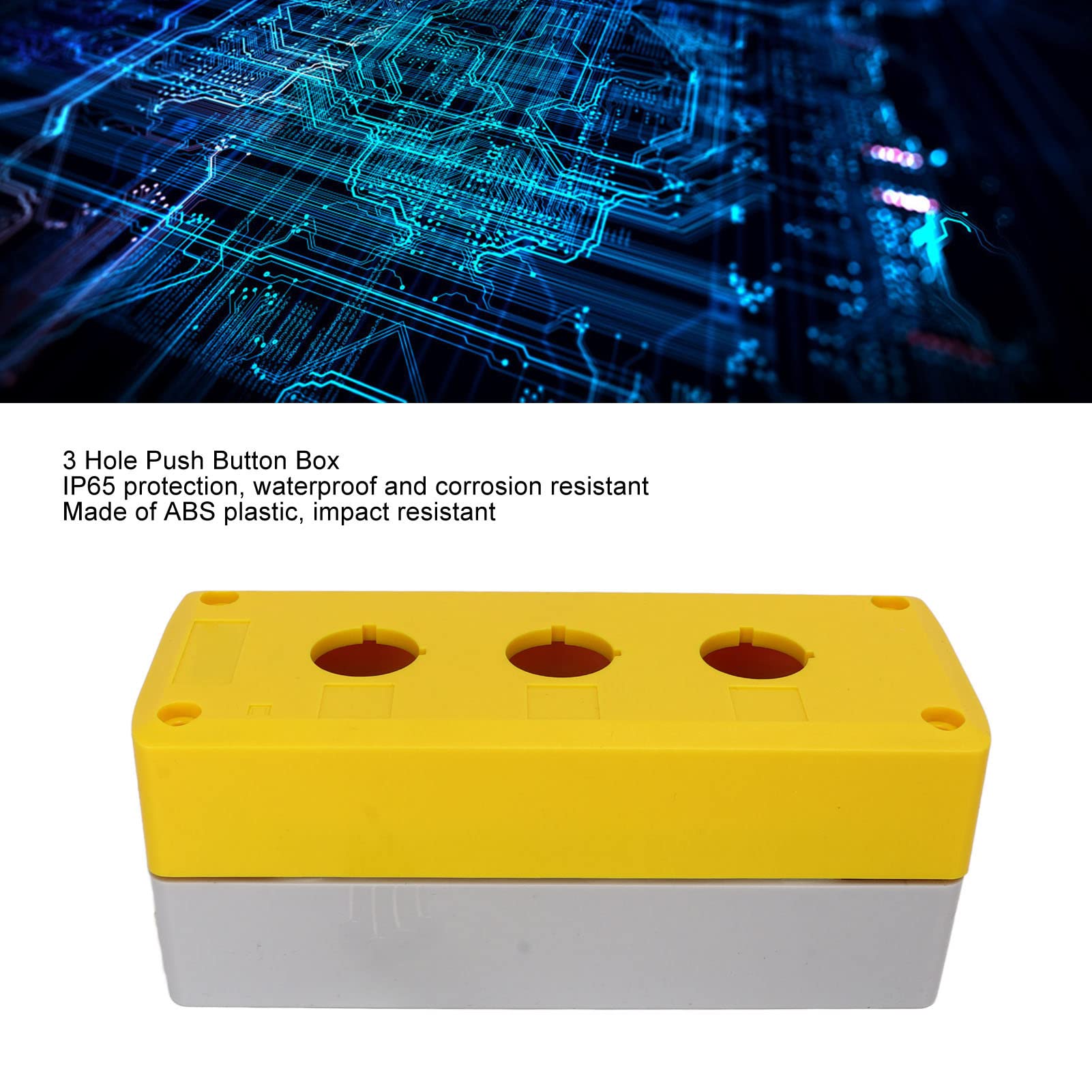 040C0915-7EP2 - Scatola Pulsantiera Alluminio M4 92x152x70, 2 Fori 22, Con Entrata Cavo - New Elfin