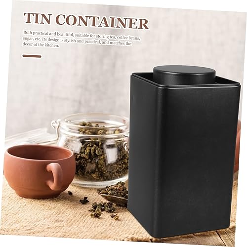 Miniatura 8 de Tarro de galletas 3 piezas de lata para café, recipientes de metal para té, tarros de almacenamiento de alimentos, tarros de buffet, tarros de