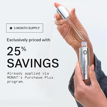 MONAT REJUVENIQE Oil 3-Month Supply - Multipurpose Hair & Skin Treatment - 13+ Natural Plant and Essential Oils Strengthens, Reduces Frizz Boosts Shine - Provides Intense Hydration 90ml(3 fl oz)