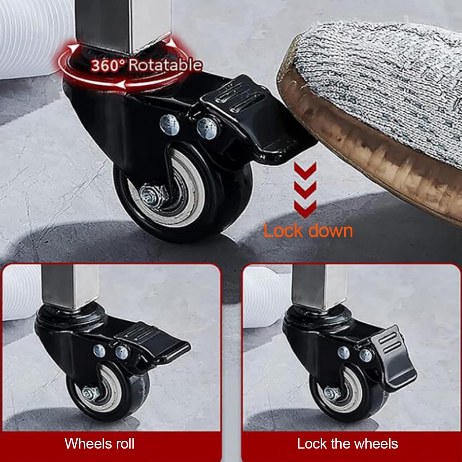 Movable Mop Sink, Utility Mop Bucket, Plastic Mop Service Basin, Commercial Wash Station Tubs, Laundry Room Sink for Restaurant,