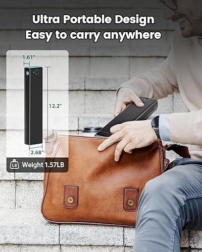 Miniatura 3 de Itari Impresoras portátiles inalámbricas para viajes, impresora térmica sin tinta con funda, compatible con letras de EE. UU. de 8.5 x 11 pulgadas,