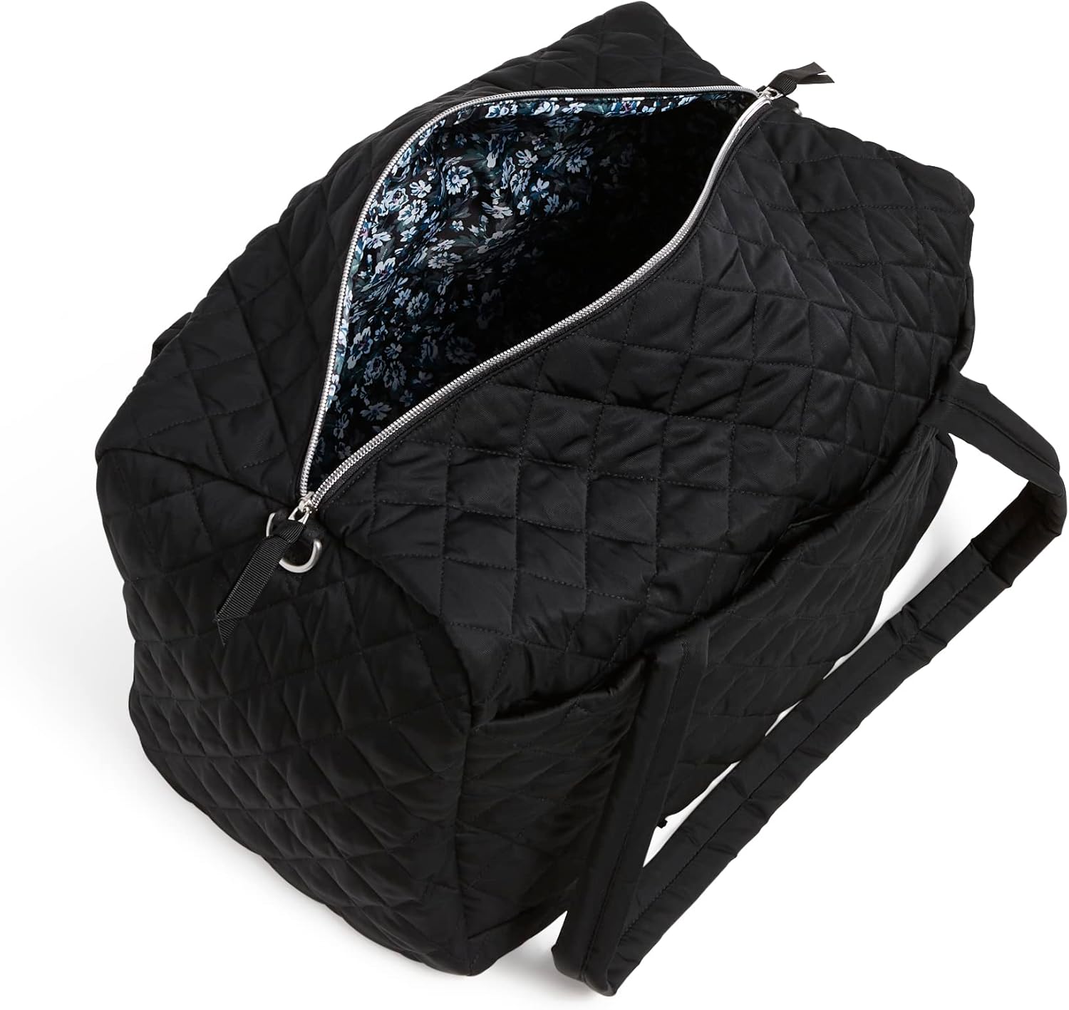 Vera Bradley Women's Performance Twill Medium Travel Duffle Bag, True Black, One Size - Image 3