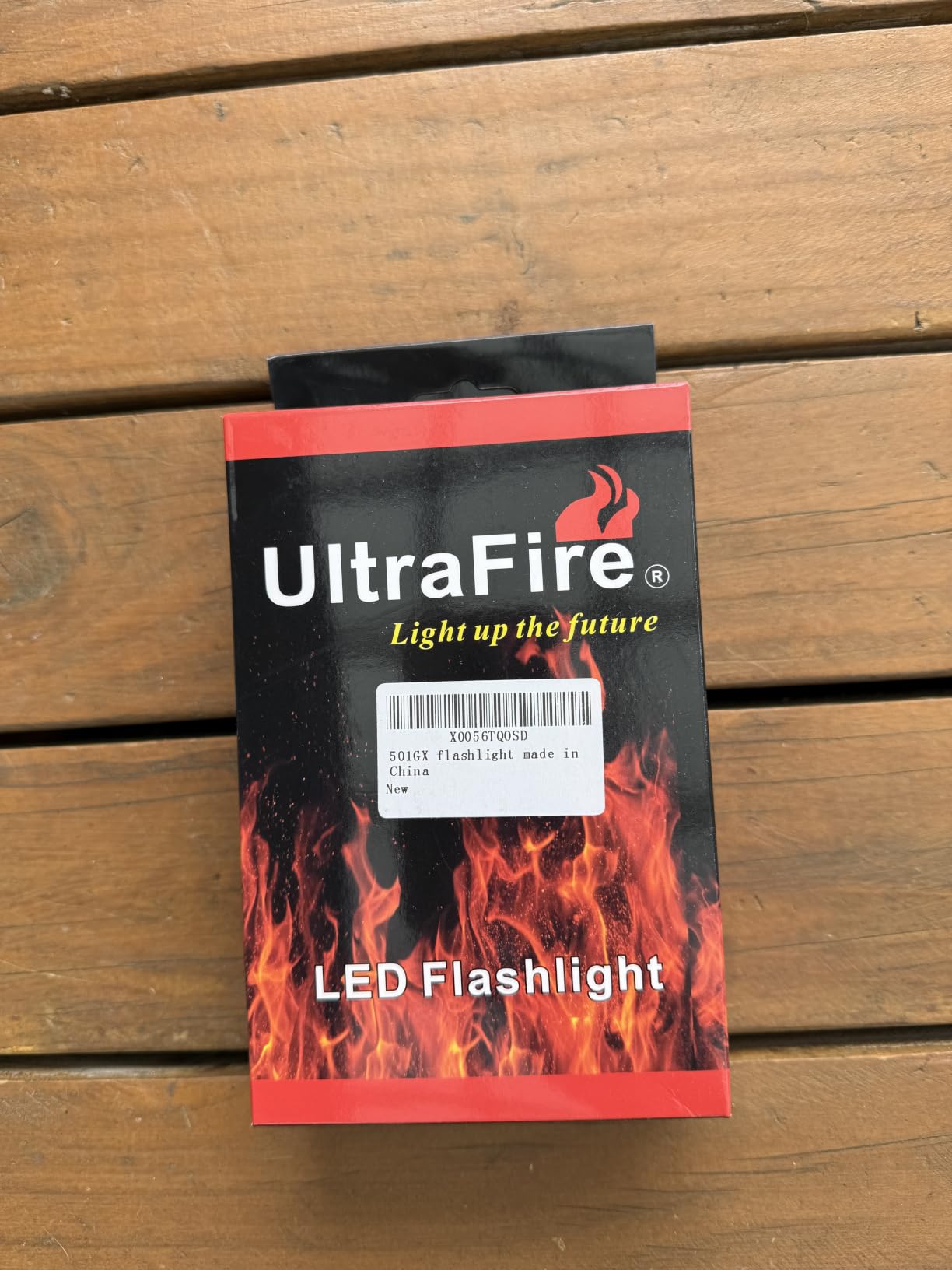 UltraFire® WF-501GX Green LED Rechargeable Flashlight