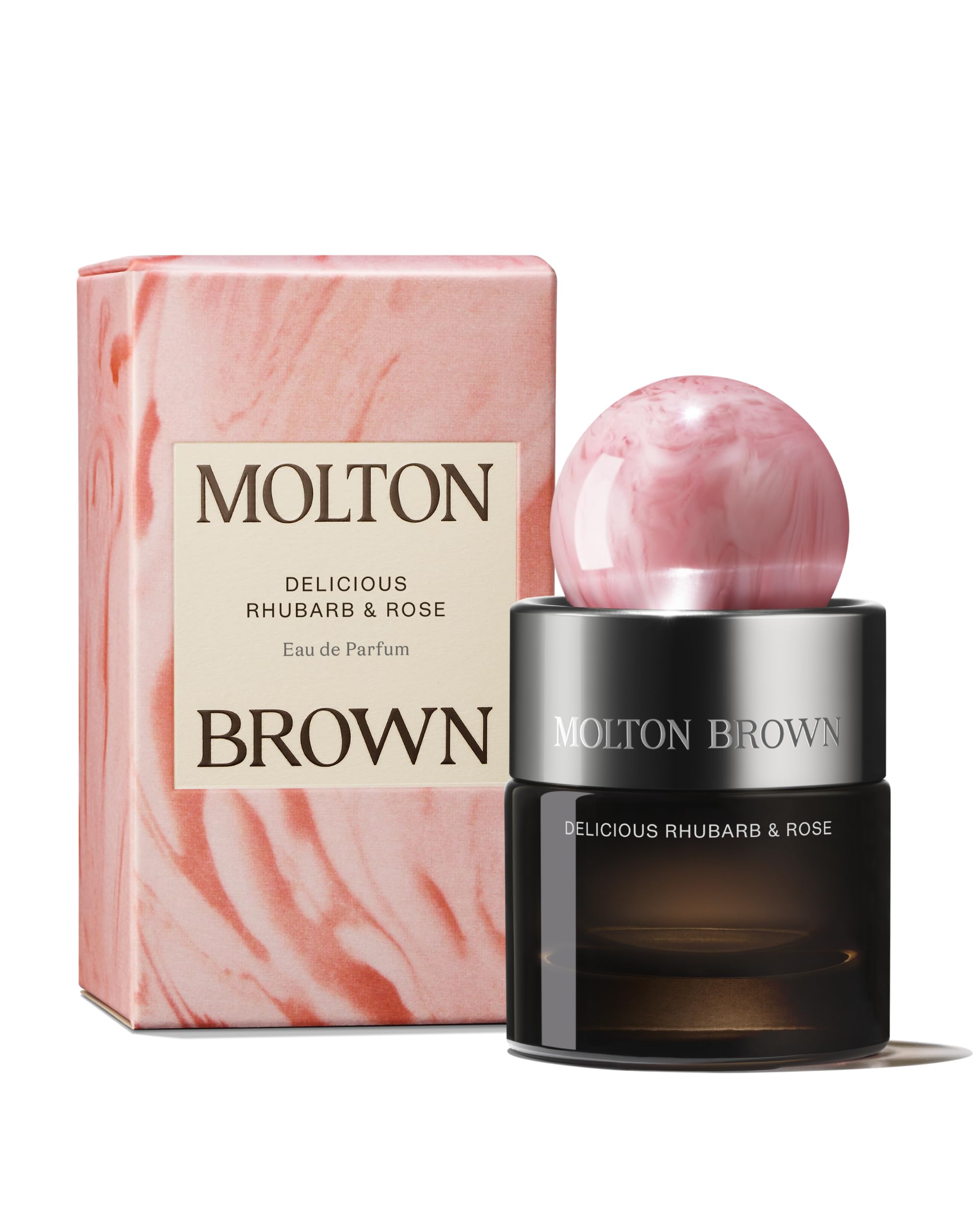 Molton Brown Delicious Rhubarb & Rose Travel Eau de Parfum, 7.5 ml