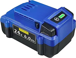 Replacement for Kobalt 24V Battery: 6.0Ah Lithium ion Replace for 24-Volt Max Battery KB624-03 KB524-03 KB424-03 KB224-03 KB124-03 Compatible with All Kobalt 24 V Cordless Power Tool