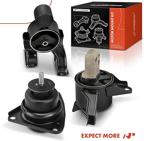 Miniatura 8 de A-Premium Kit de montaje de motor y transmisión de 3 piezas compatible con Kia Forte 2010-2013, Forte Koup 2010-2013, Forte5 2012-2013, 2.0L 2.4L,