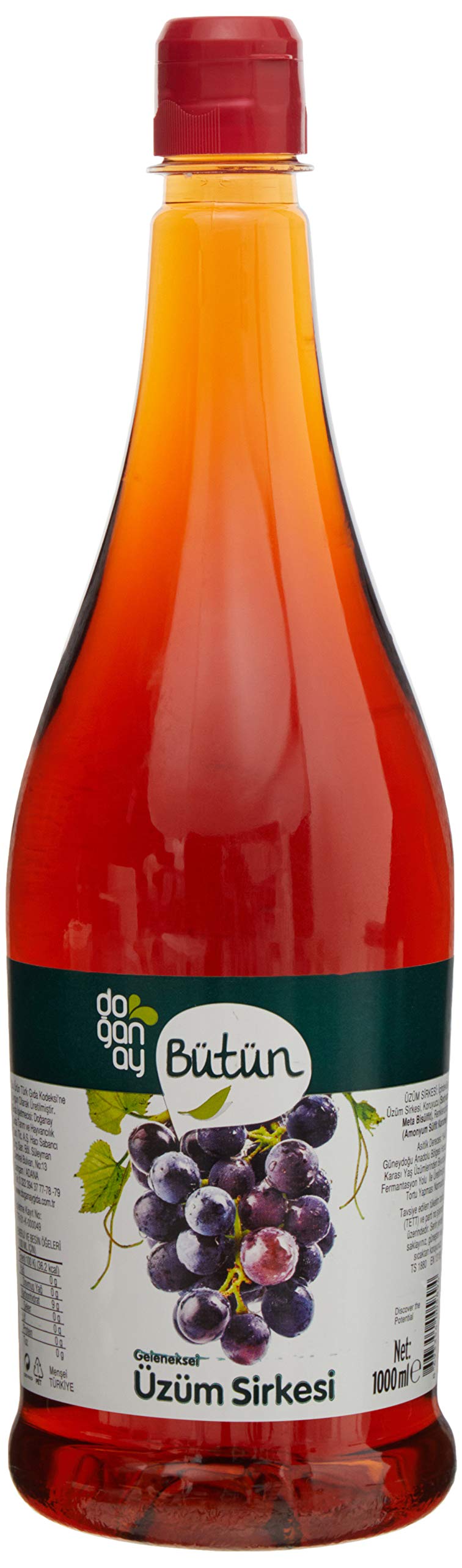 Doğanay Bütün Pet 1000 Ml Üzüm Sirke