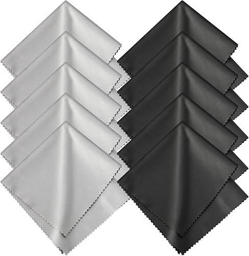 Romon Chiffons de Nettoyage en Microfibre, 10 Paires de C…