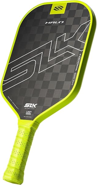 Selkirk Sport SLK Halo Control Max Raquette de Pickleball en Fibre de Carbone avec Un Noyau en polymère Rev-Core Power | Conçues pour Une Rotation et Une cohérence ultimes | Vert - 1