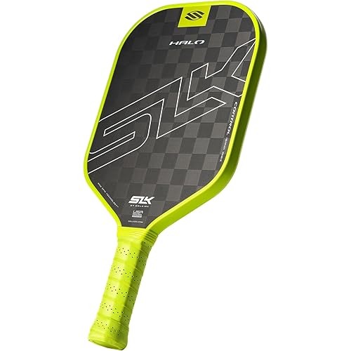 Selkirk Sport SLK Halo Raw Carbon Fiber Pickleball Paddle | Designed in The USA | Choose The T700 Raw Carbon Fiber Power, 18k Ultraweave Control, or Aramid Fiber Linkweave Thermoformed Pro