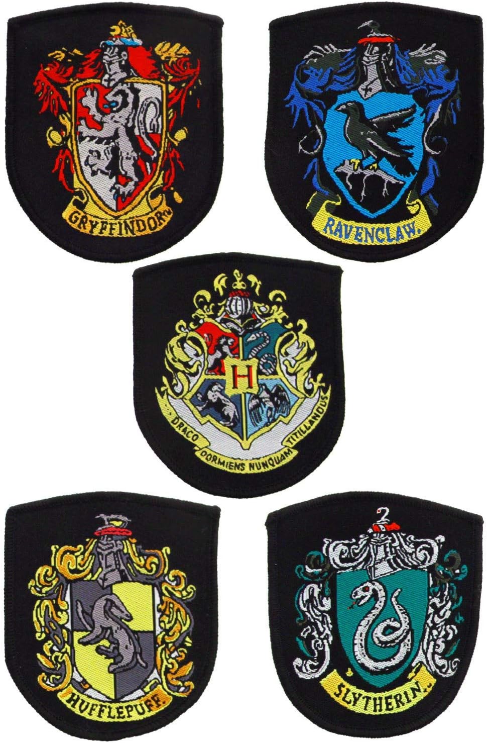 Generique – 5 replica Hogwarts Harry Potter coats of arms – BigaMart
