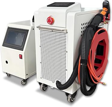 Laser Welding Machine, Portable Laser Welder 220V, Air-Cooling Handheld Laser Welder with Auto Wire Feeder Widely for Metal Stainless Steel Aluminum Copper 2000W