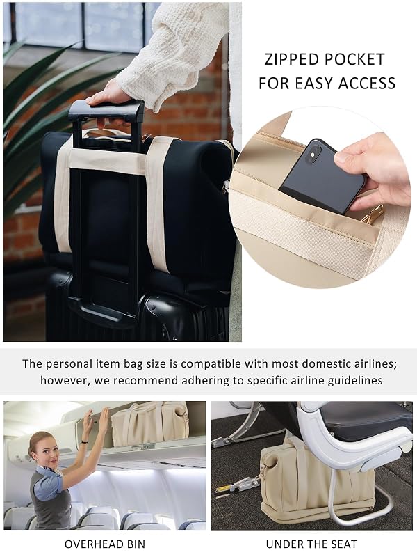 MOIY waterproof gym bag women, womens travel bag, yoga bag, weekender bags travel, personal item travel bag, overnight bags for women by MOIY - Image 5