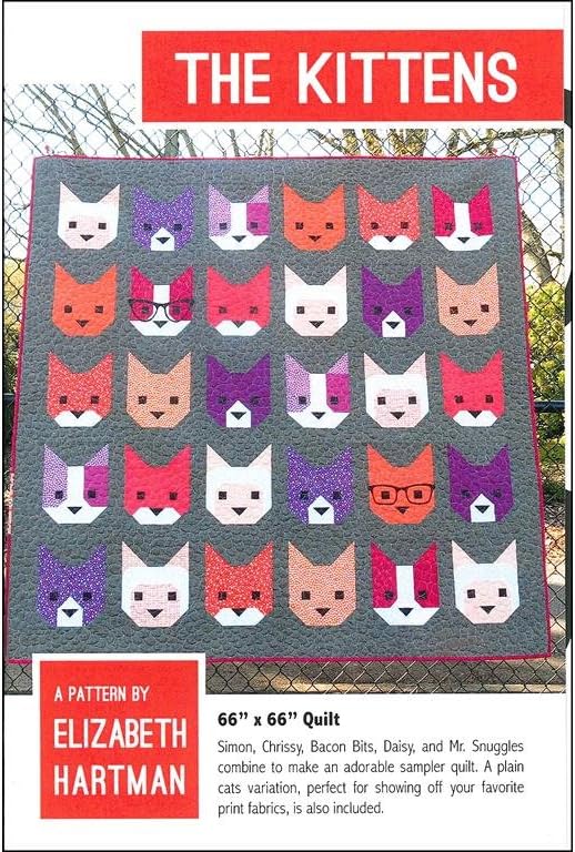 The Kittens Quilt Pattern by Elizabeth Hartman