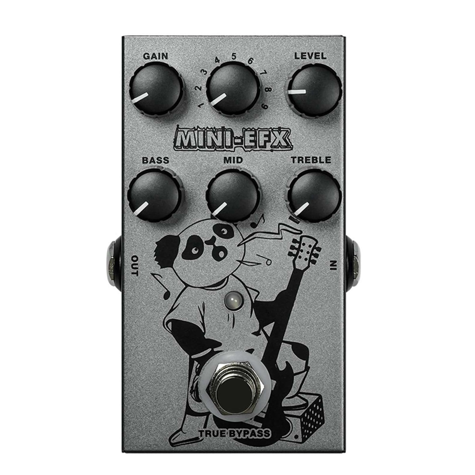 aqxreight Mini Pedale Effetto per Chitarra Design Compatto 9 Toni Versatili Prestazioni Migliorate per Musicisti di Chitarra Elettrica Esplora il Tuo Strumento Musicale Sonoro