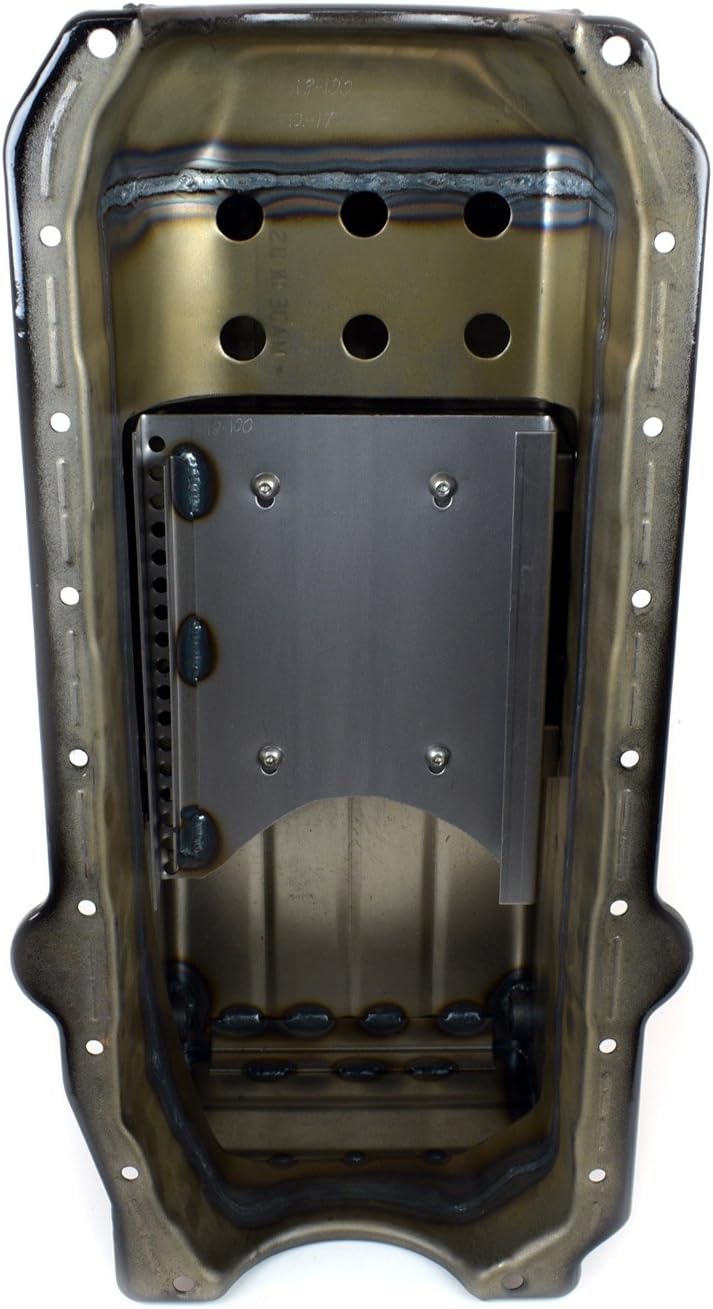 Canton Racing Products 18-100 Oil Pan (Small Block Chevy Pre-1985 Full Length Sump Marine Oil Pan), 1 Pack