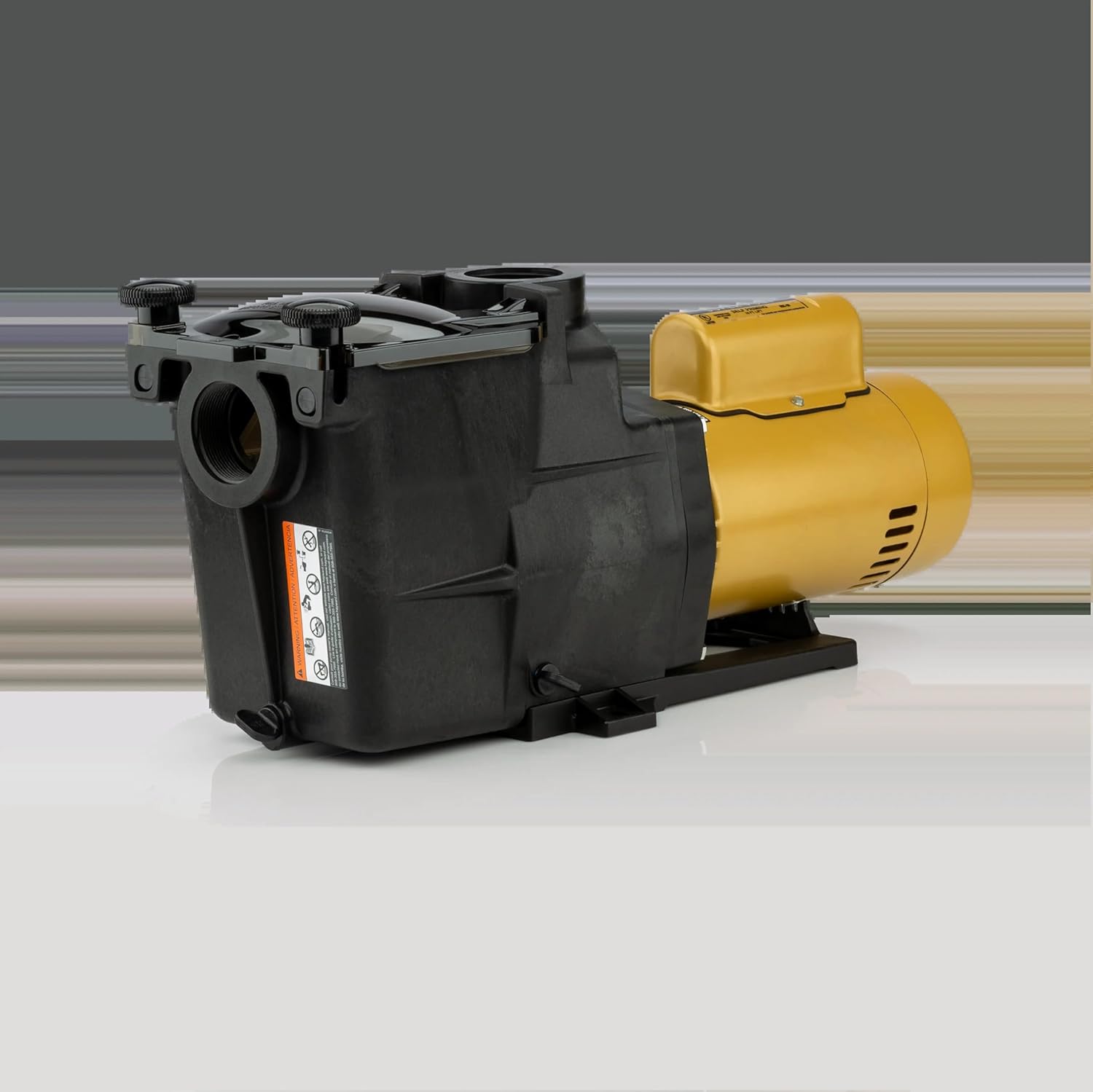 Hayward Super Pump High Efficiency 0.75 Total HP Medium Head Inground Pool Pump with Swing Away Hand Knobs and See Through Strainer Cover, Black