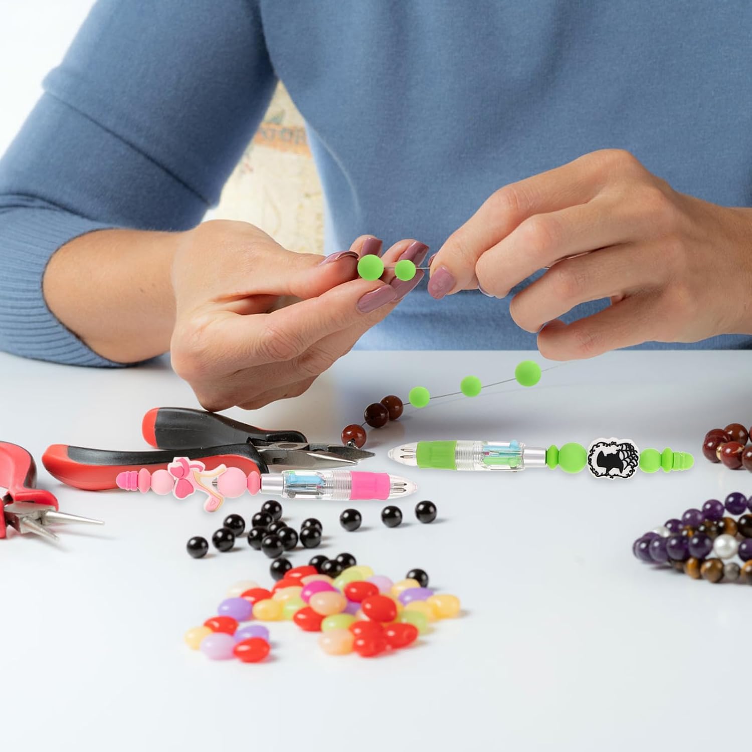 Princess Beaded Pen Making DIY Kit Witch Themed Halloween Season