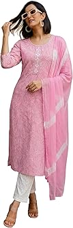 MIRCHI FASHION Pure Cotton Printed Kurta Set with Dupatta | 3 Piece Straight Fit Kurta Pant Set | Ethnic Office Wear Salwar Suit