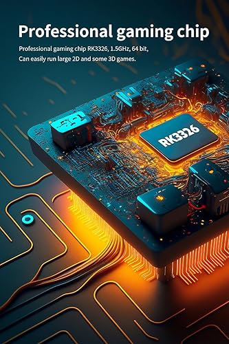 Miniatura 4 de R36S - Consola de arcade portátil - 20.000 juegos integrados y 64G, pantalla IPS de 3.5 pulgadas, sistema de código abierto, emulador clásico (gris)