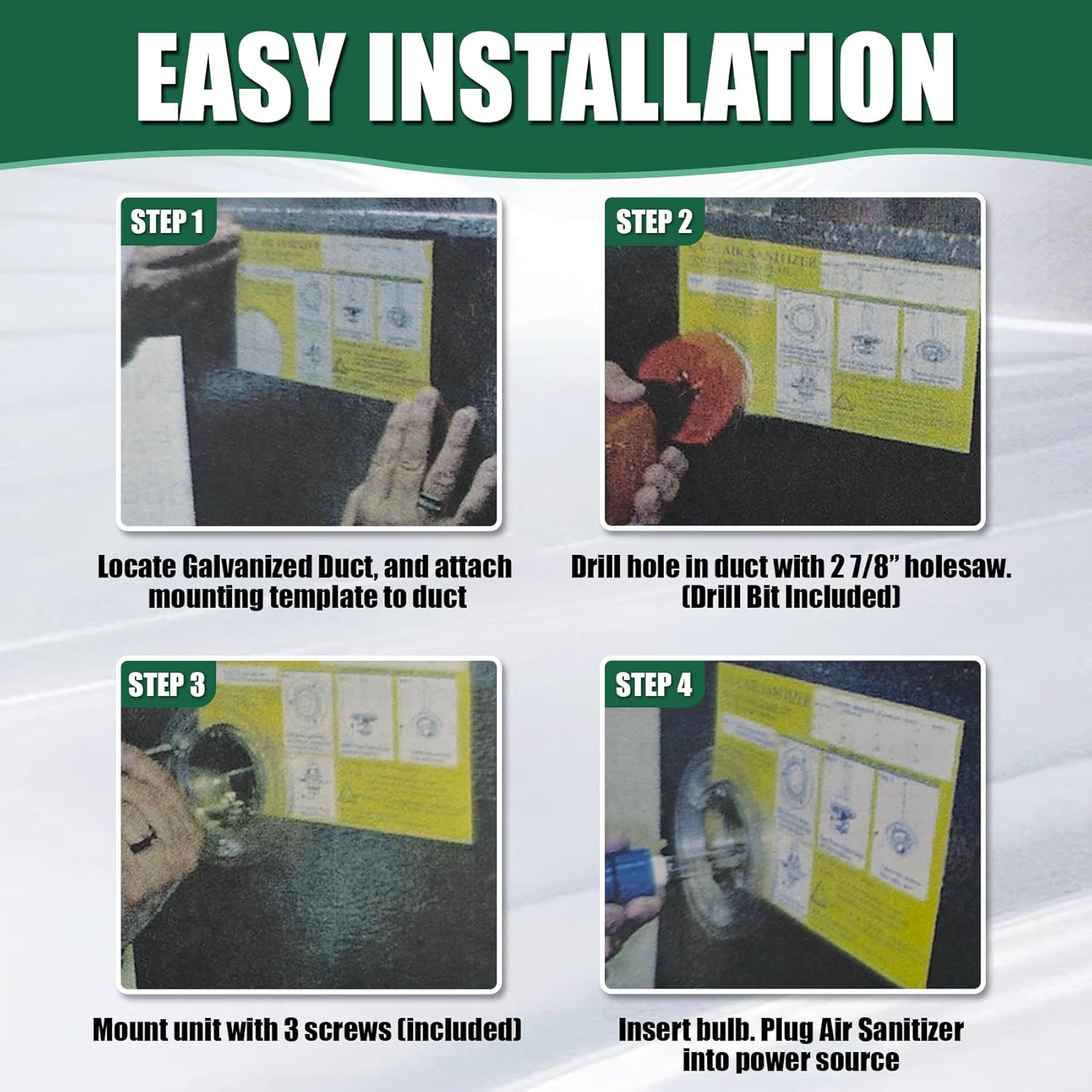 50-BUVAS-E is a Set of Air Care Lamp for AC Systems,for Air Quality Support Units in HVAC Ducts and Air Conditioning Coils,and Lamps Specifically Designed for HVAC Duct Maintenance